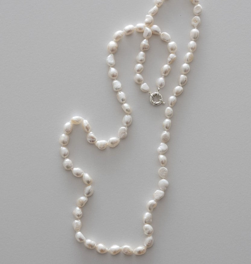 Kelly - Pearls Necklace & Bracelet set