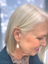 Tania - Baroque drop pearl Earrings
