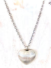 Tilley - Silver Heart Necklace