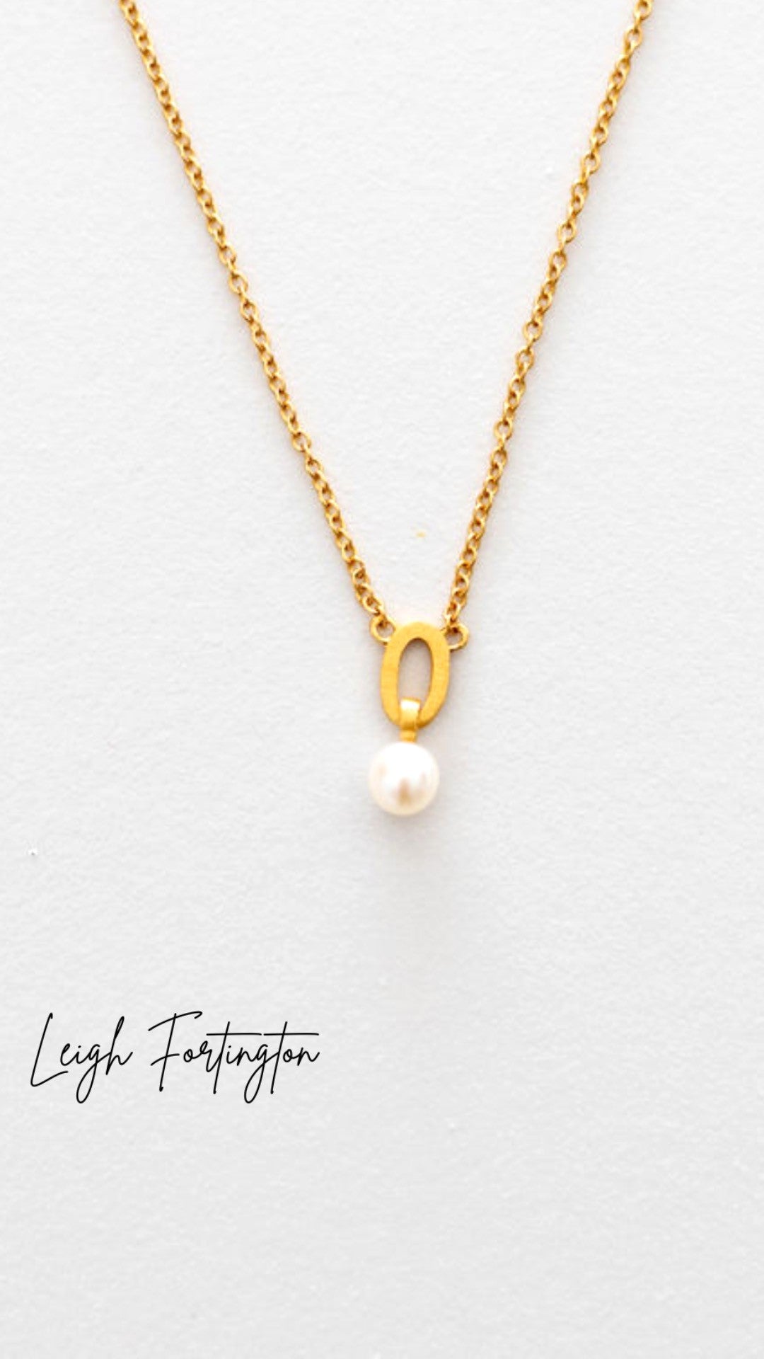 ASHER -  Pearl Necklace &  drop Earring