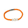 Jilly ~ Pearls &amp; Leather Bracelet