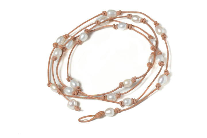 Monica - Pearls &amp; Leather