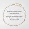 Pearl &amp; Gold Necklace