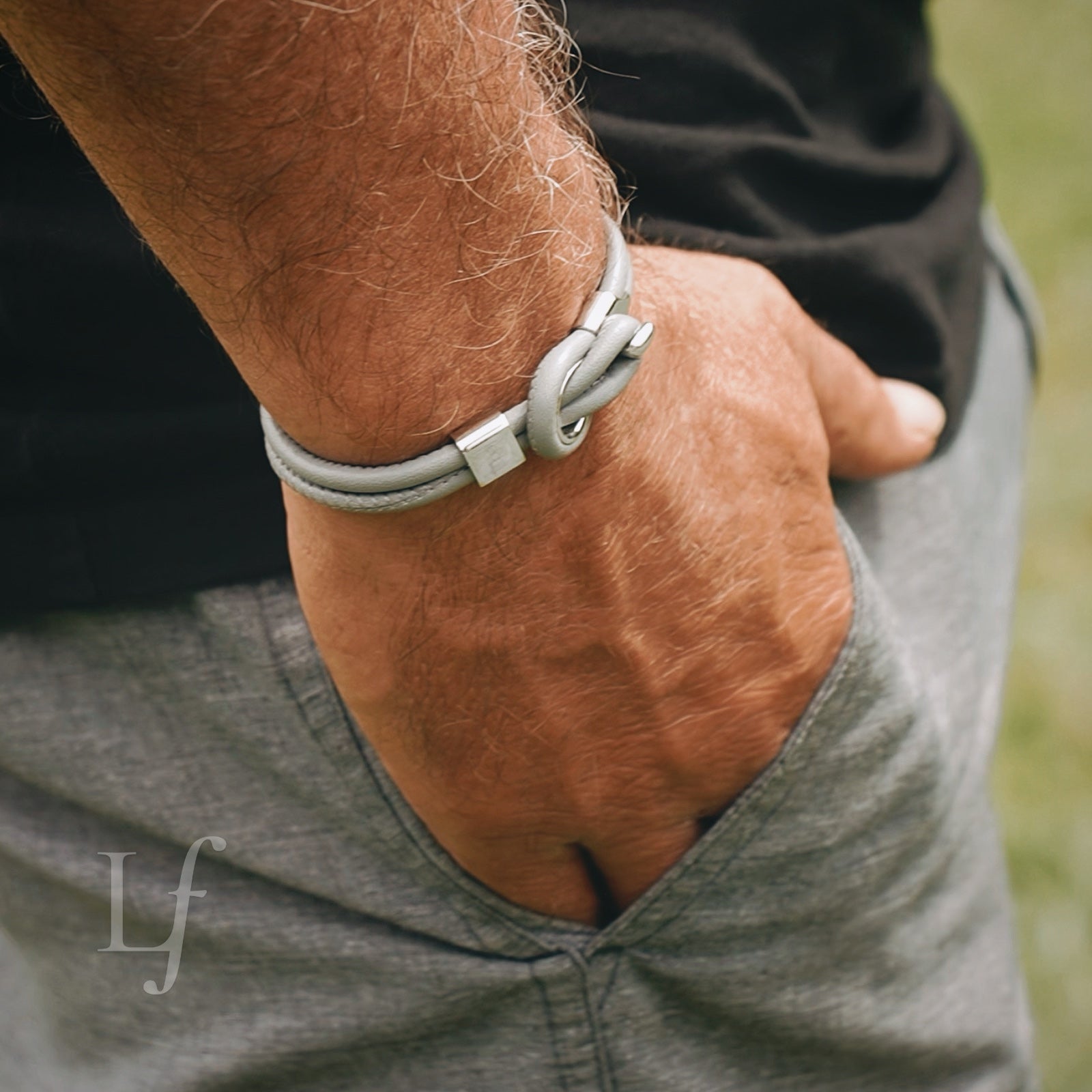 Mens Collection~ Italian Nappa Leather Bracelet