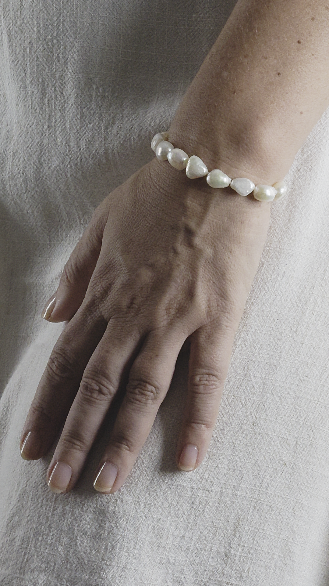 Kelly ~ Baroque Pearl Bracelet