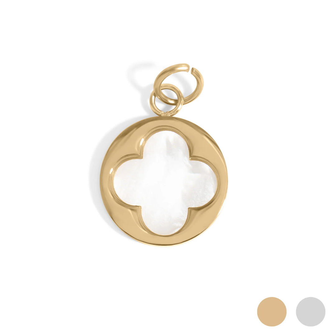 Simone - 18K Gold Charm Holder Necklace