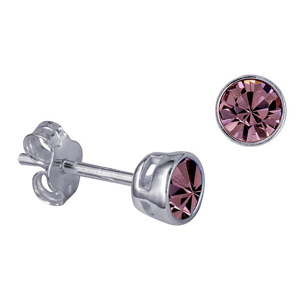 Sterling silver & gemstone  studs