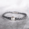 Julia - Single pearl &amp; Leather Bracelet