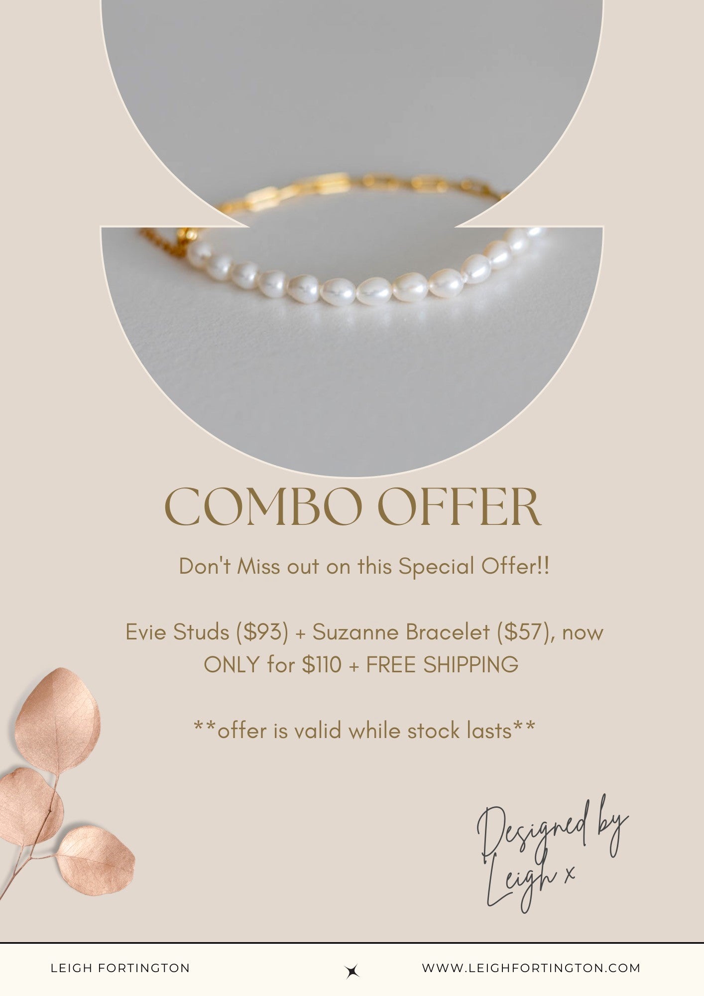 Evie -  Simple and stylish 3 pairs Left