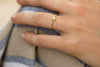 Tia Dainty Yellow Gold Pearl  Ring