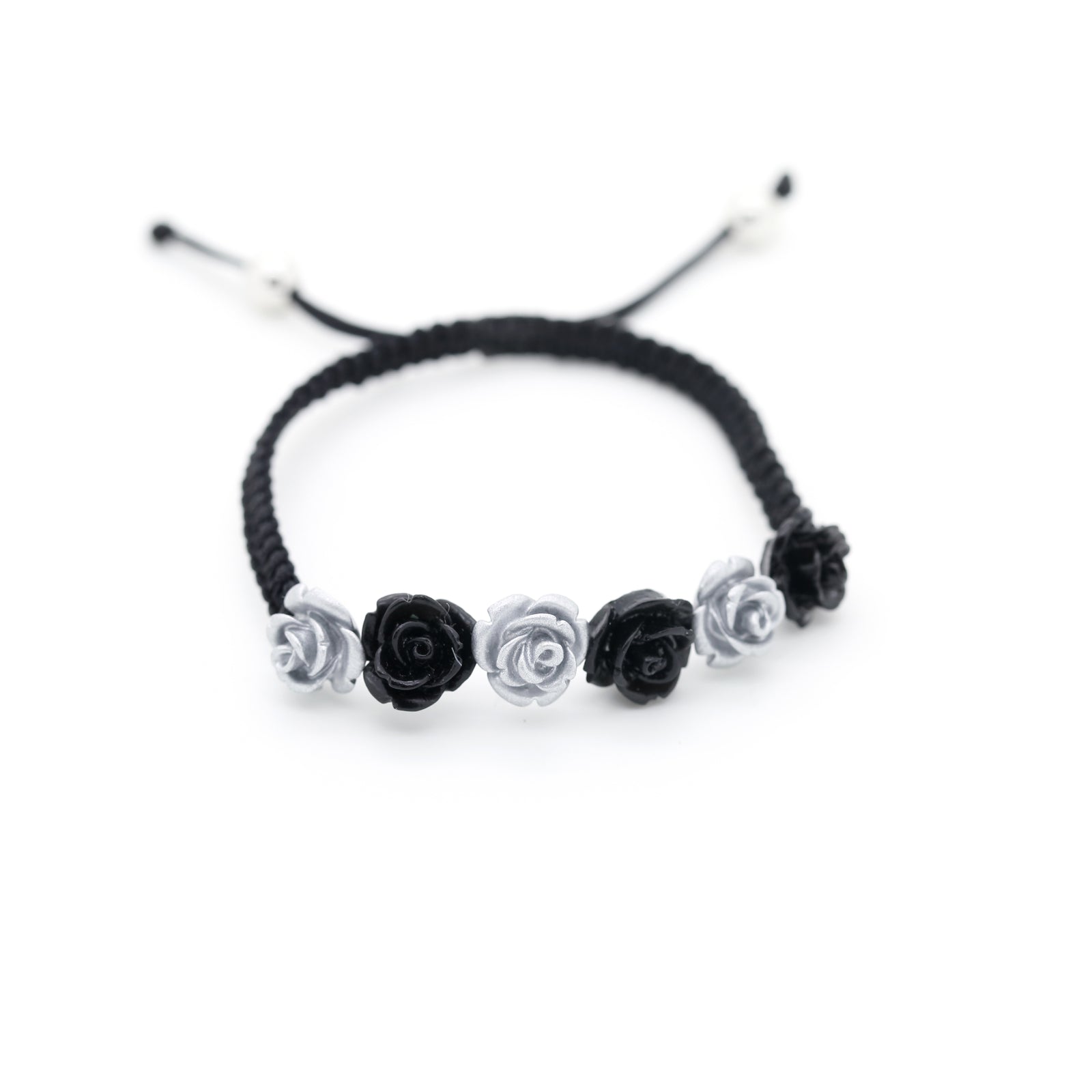Rose - Bracelet ceramic rosebuds 1 LEFT