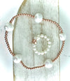 Tessa - Ring pearls - rosegold