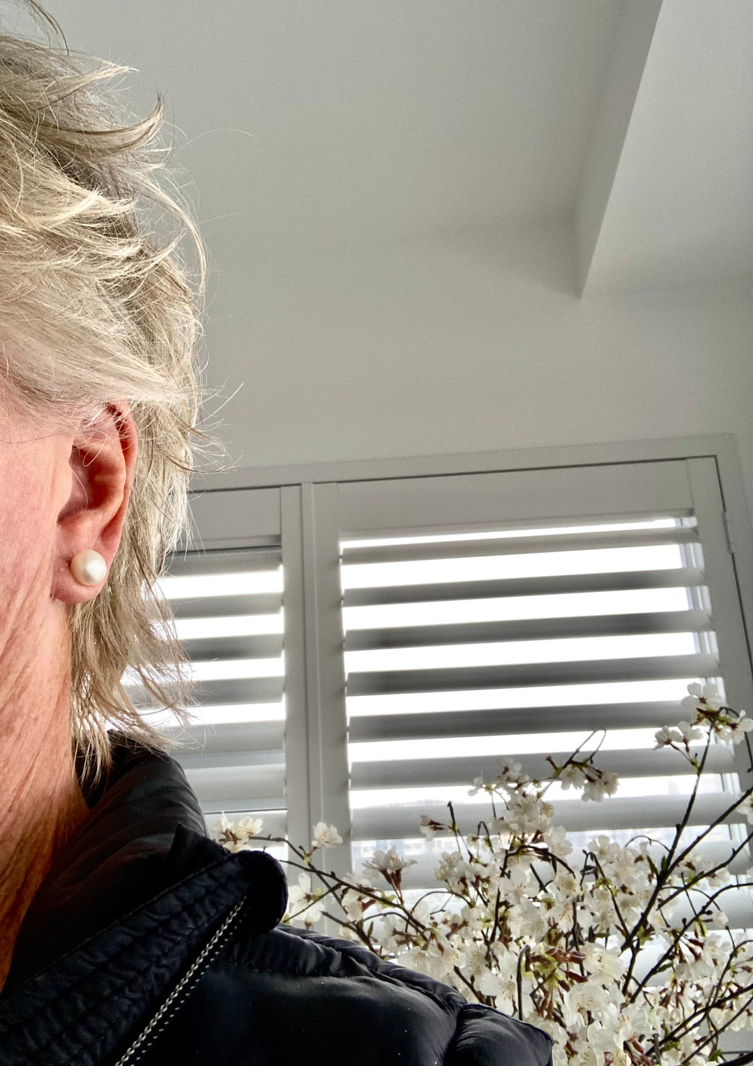Pearl Studs - Sterling Silver 5 pair left