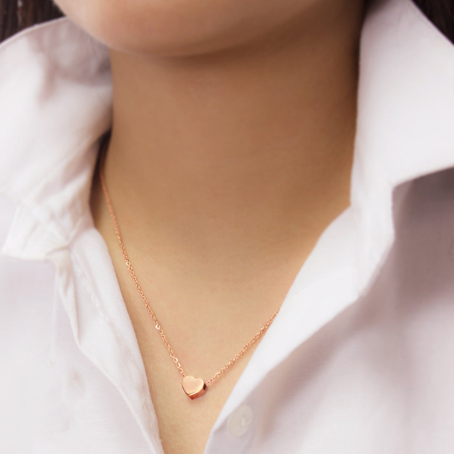 Ivy - Necklace heart pendant
