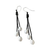 Charley - Pearl and Leather  earrings