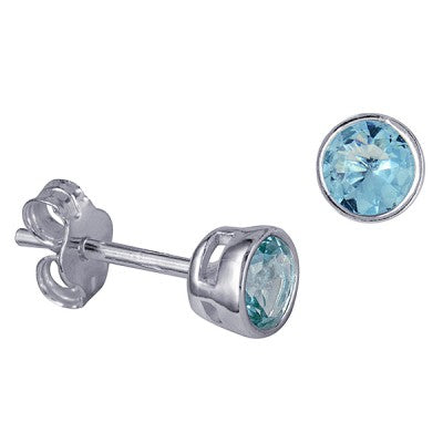 Sterling silver & gemstone  studs