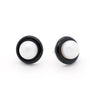Grace -  Pearl onyx studs 2 pr Left